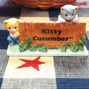 Kitty Cucumber Display Sign